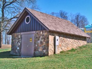 Riverside Park Sprayground Pump House - Lynchburg, Virginia